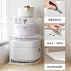 Yusenyi pot storage rack kitchen countertop corner storage rack household sink pot rack cabinet white double layer bold-extra high style 1