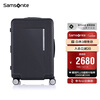 Samsonite suitcase 20-inch zipper frame box large capacity expandable travel bag QX2 black boarding case