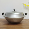 Tuojin old-fashioned hand-made pure aluminum pot household double-ear wok aluminum soup pot steamer Lu wok chef commercial 3 34 cm thickened version 2.2 catties 34cm stainless steel pot lid plus pure aluminum steaming sheet