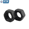 Guwanji 8.8 grade fine thread nut collection, high strength filament nut, fine thread hexagonal nut, national standard fastener collection, black fine thread grade 8.8 M18x1.5 5 pieces