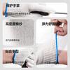 Leyou Baiyi labor protection gloves 24 pairs blue edge cotton yarn gloves wear-resistant thickening work encryption breathable work site labor anti-skid auto repair