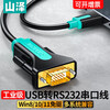 SAMZHE usb to rs232 serial cable nine-pin connection to computer printer db9 converter data cable com port cable industrial grade USB to RS232-multi-compatible 1.5m