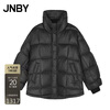 Jiangnan Buyi (JNBY) Black and Small Square Winter Style Stand Collar Down Jacket Loose Thickened White Duck Down Jacket Mid-Length 5OAC1027A