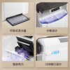 OIMG chopstick storage box, chopstick disinfection and drying all-in-one machine, wall-mounted barrel, fully automatic intelligent storage rack, high-end thickened ABS, top version, black and white (disinfection + air drying) + USB cable