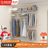 Jastec Metal Wall Wardrobe Open Wardrobe Walk-in DIY Assembly Cloakroom Homemade Customizable Delivery 1.9 Meters Option 1 Free Door-to-Door Installation