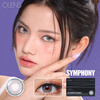 Olens monthly disposable contact lenses 2 pieces SYMPHONY three-color large diameter hybrid color contact lenses GREEN Huacai Green (1 box 2 pieces) 275 degrees