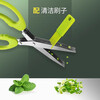 Home kitchen multi-layer onion scissors multi-functional stainless steel five-layer onion scissors vegetable scissors green onion cutter
