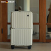 KOSITU Germany front opening suitcase expandable large capacity 28 inches 26 trolley suitcase 20 boarding suitcase password suitcase oatmeal gray expansion capacity + front opening + brake shock absorber wheel + double layer explosion-proof zipper 26 inches (need to be checked / recommended for 1 person to travel for about 9 days / go to college /)