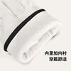Pinzhide welding gloves, special anti-scalding, heat-insulating, wear-resistant and high-temperature-resistant labor protection gloves for welders, sheepskin Velcro style, white Velcro style