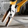 Deli German multifunctional wire cutter diagonal nose pliers industrial grade labor-saving wire stripping and crimping vise 8 inches