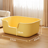 Wang Yejun extra large litter box extra large open anti-splash kitten toilet cat litter box cat supplies