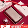Golden Fox (FOXER) cowhide women's wallet large capacity long card holder money wallet clutch bag coin purse birthday gift for girlfriend