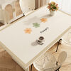 Fantasy table mat, disposable tablecloth, rectangular coffee table table mat, semi-warm time, pebbled leather 80x80cm, safe and environmentally friendly