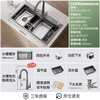 VATTI sink large single slot Siyu waterfall kitchen sink vegetable basin integrated basin 304 stainless steel S8
