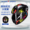 RYMIC motorcycle helmet full face 3C certified motorcycle riding helmet all seasons men's and women's running helmet 977 neon XXL