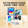 Bull (BULL) Xiaobing line type-c data cable Apple 17 charger cable iphone17promax mobile phone 16 fast charging cable suitable for Huawei Android ipad tablet computer Ice white - suitable for Apple 17-15 dynamic power adjustment