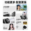 KGPG New Year's Day New Year's Eve Spring Festival gift ccd camera flip screen digital camera Polaroid student party selfie travel girlfriend birthday Christmas gift camera silver gray 6400W pixels + selfie flip screen digital camera