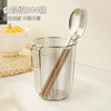 Newair 304 stainless steel chopstick storage box chopstick barrel wall-mounted household new spoon and chopstick cage drain cutlery storage rack free 304 leak-proof gasket 304 steel cutlery cage - small size no specifications