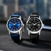 CITIZEN watch men's and women's watch Japanese and Korean watch automatic mechanical date display steel belt business Chinese Valentine's Day gift NJ0210-05E