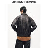 UR2026 Spring New Men's Trendy Retro PU Three-dimensional Letter Jacket UUV160002
