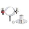 Jinchao 304 stainless steel pipe clamp pipe fixed bracket adjustable bracket water pipe clamp gas and natural gas clip buckle (19-22) 30-50mm adjustment
