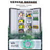 Oaks side-by-side refrigerator air-cooled frost-free cross four-door household large-capacity energy-saving built-in refrigerator Level 1 energy efficiency-418 upgraded model I cross four-door 316L