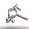 Xu ordered thickened flat pipe clamp 304 stainless steel with screw pipe bracket clamp bracket bracket 19mm inner diameter 19mm welding screw m8X30mm