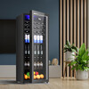 Royalstar high-looking ice bar household small energy-saving refrigerator cabinet fresh cabinet office wine cabinet beverage cabinet commercial single-door refrigerator tea transparent air-cooled trade-in 148D double-layer glass refrigerated micro-freezing LED light