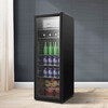 Royalstar high-looking ice bar household small energy-saving refrigerator cabinet fresh cabinet office wine cabinet beverage cabinet commercial single-door refrigerator tea transparent air-cooled trade-in 148D double-layer glass refrigerated micro-freezing LED light