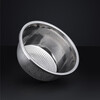 Camellia stainless steel vegetable washing basket, thickened rice sieve, dense hole vegetable washing fruit basin, round household and washbasin, 28cm (basin deepened) 1 piece