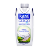 KARA 100% coconut water 330ml*12 bottles, containing electrolytes, quick hydration drink, 0 fat and low calorie