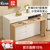 Qiangxiang new sideboard dining table integrated bar home detachable split kitchen island mobile dining table E80 style 3 1500*820*920 (single-sided model)