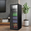 Royalstar high-looking ice bar household small energy-saving refrigerator cabinet fresh cabinet office wine cabinet beverage cabinet commercial single-door refrigerator tea transparent air-cooled trade-in 148D double-layer glass refrigerated micro-freezing LED light