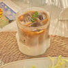 TONESON American coffee cup latte cup household glass cup high-value retro water cup coffee cup bark coffee cup 300ml