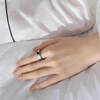 Samsung (SAMSUNG) new Galaxy Ring smart ring waterproof sleep monitoring, heart rate monitoring, sports smart ring, health monitoring around your fingertips, body temperature, snoring, titanium silver size 9 (diameter 18.9 size)