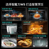SIEMENS Intelligent Mixed Cooking Intelligent Cube W5 Northern Lights Series Embedded Micro Steaming and Baking Machine Frequency Conversion Microwave Household Oven Steaming Oven CP3S4N5G7W