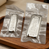 Pure Silver Ag9999 Silver Bar Shenzhen Shuibei Shipment Silver Sheet 1000g Investment Collection Gift Raw Material Silver Pure Silver 9999+ Certificate 10% off if you get a fake one (spot goods will be shipped in seconds) 1000g (different anti-counterfeiting silver bars will be sent randomly)