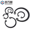 Guwanji 65 manganese steel hole with circlip inner circlip C-type retaining ring hole card stainless steel hole with elastic retaining ring national standard accessories 47 20 pieces 65 fierce