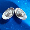 Pure silver ingot 9999 sterling silver solid silver investment collection commemorative gift to elders ornaments blessing and wealth randomly distributed Pure silver ingot 9999 supports re-inspection 100g (luck and wealth randomly distributed)