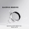 Universal smart ring for Apple mobile phones, good-looking gift for couples, step counting, running, measuring heart rate, blood oxygen, sleep, black, Hipto brand smart ring No. 7 (17.4mm)