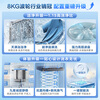 LittleSwan pulsator washing machine small fully automatic household 8KG old-for-new state subsidy TB8V28T JD.com self-operated first-class energy efficiency dormitory rental tool