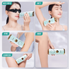 JUJY Ji Zhi Sapphire Freezing Point Hair Removal Device Full Body Underarm Private Parts Home Shaving Device as Gift for Men, Girlfriends and Wife 18J High Energy Skin Beauty Hair Removal Device Chinese Valentine's Day Gift Set 2 Sapphire Hair Removal Device + Gel*2 + Alcohol Cotton *50 Tablets