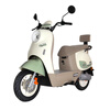 Luyuan electric motorcycle high-power long-range scooter high-speed adult smart electric car 72V lead-acid battery car cream green liquid-cooled patented motor 10-year warranty 60V21Ah brand new Chaowei battery-National Joint Warranty