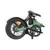BAICYCLE ultra-light electric power-assisted bicycle, fashionable transportation, three-fold portable lithium battery electric bicycle, small campus commuting F1 Forest Green丨New launch丨Ultra-light three-fold
