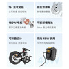 BAICYCLE ultra-light electric power-assisted bicycle, fashionable transportation, three-fold portable lithium battery electric bicycle, small campus commuting F1 Forest Green丨New launch丨Ultra-light three-fold