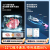XINGX Freezer Commercial Dual Temperature Freezer Refrigeration and Freezing Freezer Household Dual Temperature Freezer Vegetable Preservation Cabinet Freezer Dual Temperature Double Box Freezer Horizontal Refrigerator Frost Reduction 80% Dual Temperature Double Box Automatic Frost Reduction Level 1 Energy Efficiency Texture White 245L