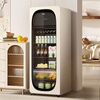 Haier 229 liter dual temperature air-cooled ice bar home refrigerator fresh cabinet office living room large capacity small refrigerator small freezer LC-229WLH9EY1U1 price guarantee 618