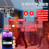 M Xiaomi's same solar camera monitor with 360 degrees, no blind spots, lifetime free traffic, outdoor, no electricity and no network, 4G recharge-free + true four-lens + 24-hour recording + lifetime free traffic + dual boards, 15-day loop recording + lifetime free playback