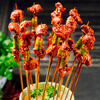 Xiaolongkan spicy Xiaojun liver 200g*3 packs of barbecue hot pot ingredients spicy hot pot skewers hot pot frozen chicken gizzards semi-finished products