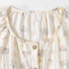 Langsha summer pajamas for women, thin cloud cotton with breast pads, short-sleeved shorts set, sweet and cute, can be worn outside as home clothes